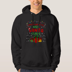 Veste À Capuche Très probablement Embrasser le Père Noël drôle Noë