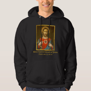 Veste À Capuche Très Saint Cœur de Jésus catholique religieux 