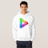 Veste À Capuche Triangle de Dés Homme à Capuche (Devant entier)