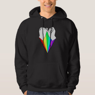 Veste À Capuche Triangle de drapeau de la fierté de la promesse de