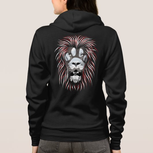 Veste À Capuche Tribal Lion (Dos)
