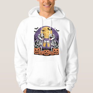 Veste À Capuche Trick ou bière Skeleton Dragons Design