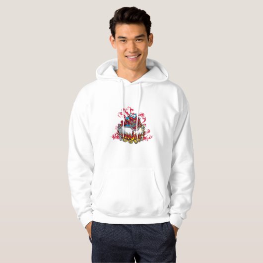 Veste À Capuche Trickster du Pot Chaud (Devant entier)