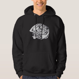 Veste À Capuche Trois Aspects dessin à l'encre