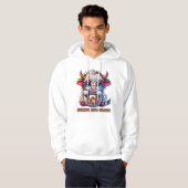 Veste À Capuche Trouble de café obsessionnel (Devant entier)