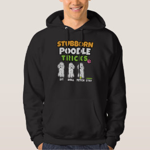 Veste À Capuche Trucs de caniche têtu J'Amoureux des chiens I Pood