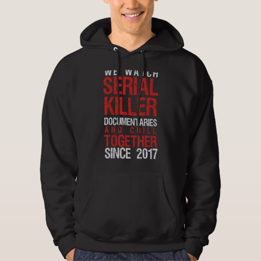 Veste À Capuche True Crime Couple 2017 Serial Killer Documentaries (Devant)