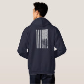 Veste À Capuche TRUMP American Flag 2020 Keep America Great (Dos entier)