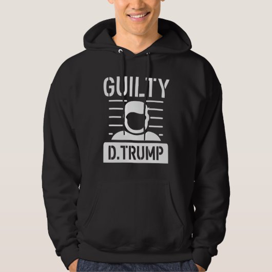 Veste À Capuche Trump coupable (Devant)