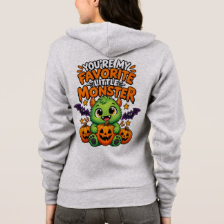 Veste À Capuche Tu es mon petit monstre préféré - Joli Halloween