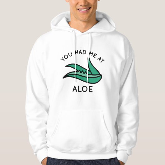 Veste À Capuche Tu M'As Eu À Aloe (Devant)