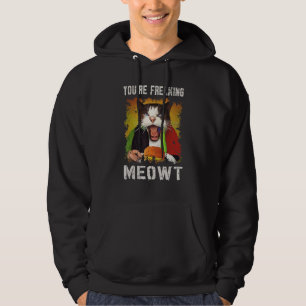 Veste À Capuche Tu me fais flipper chat Chat Vintage Chat effr