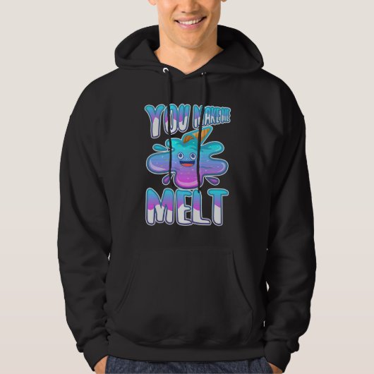 Veste À Capuche Tu me fais fondre 7 (Devant)