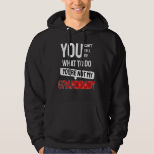Veste À Capuche Tu ne peux pas me dire quoi faire Tu n'es pas mon