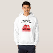 Veste À Capuche Tu Veux Un Morceau De Moi ? (Devant entier)
