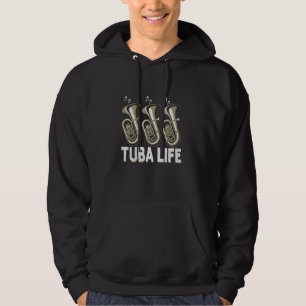 Veste À Capuche Tuba Life musicien Tubaist Tubist Tuba Player