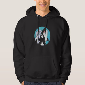 Veste À Capuche Tueur d'animaux marins Orque Baleine Océan Vagues