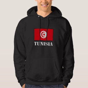 Veste À Capuche Tunisie Drapeau Vintage racines tunisiennes Patrim