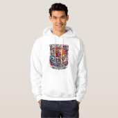 Veste À Capuche Tunisie Foot Skeleton Attaquant Nations Premium Sp (Devant entier)