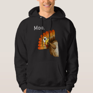 Veste À Capuche Turquie Moo Drôle Thanksgiving
