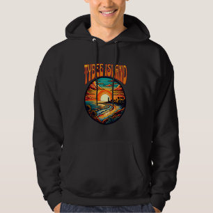 Veste À Capuche Tybee Island Sunset Phare Iconique et littoral
