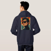 Veste À Capuche Type Cool Rétro (Dos entier)