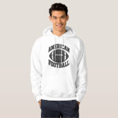Veste À Capuche Typographie américaine dynamique avec graphisme (Devant entier)