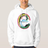 Veste À Capuche Typographie colorée grasse de la lettre E de l'alp (Devant)
