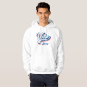 Veste À Capuche Typographie des élections (Devant entier)