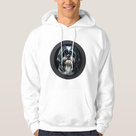 Veste À Capuche tzu shih noir (Devant)