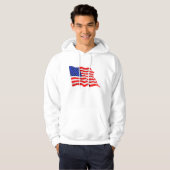 Veste À Capuche U.S. Drapeau (Devant entier)
