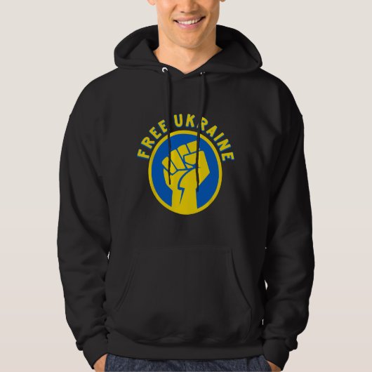 Veste À Capuche Ukraine libre (Devant)