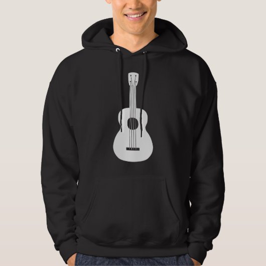 Veste À Capuche Ukulele - Blanc (Devant)