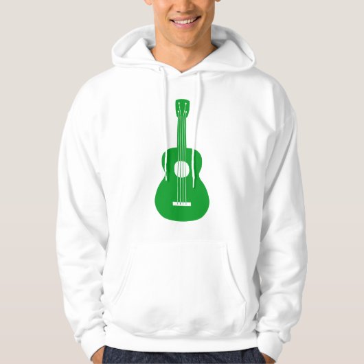 Veste À Capuche Ukulele - Vert herbe (Devant)