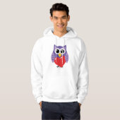 Veste À Capuche Un amour de hibou (Devant entier)