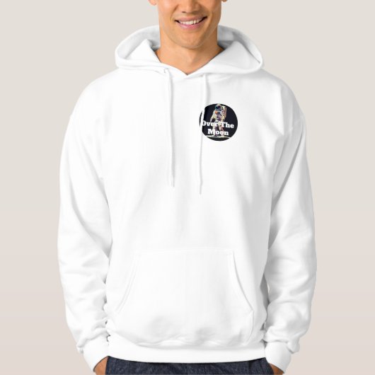 Veste À Capuche Un astronaute sur la lune (Devant)