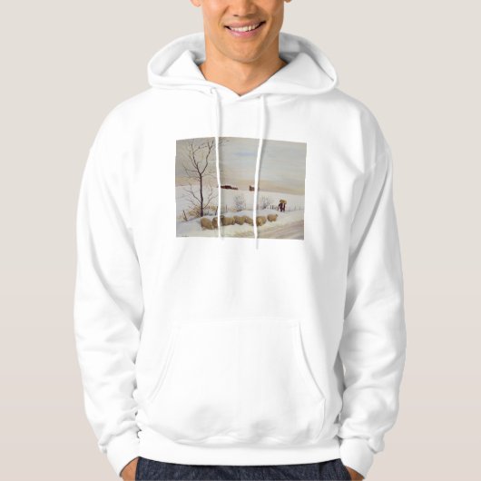 Veste À Capuche Un autre hiver dur (Devant)