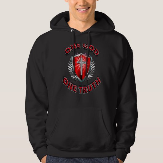 Veste À Capuche Un Dieu une vérité (Devant)