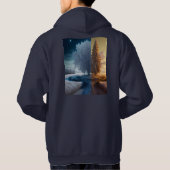 Veste À Capuche Un jour en hiver (Dos)