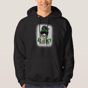 Veste À Capuche Un Lucky Psych Tech Bleached Messy Bun St Patrick