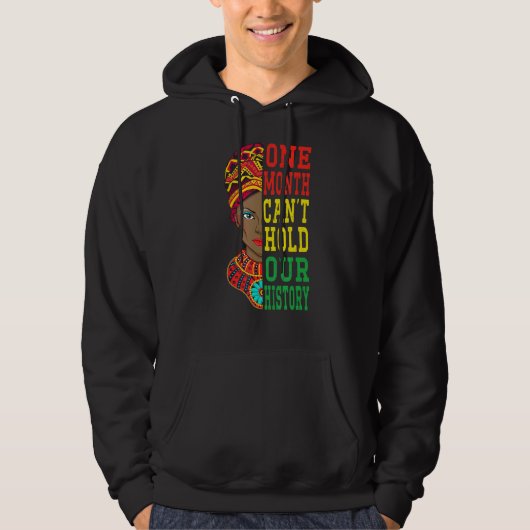 Veste À Capuche Un mois ne peut pas tenir notre fierté de l'histoi (Devant)