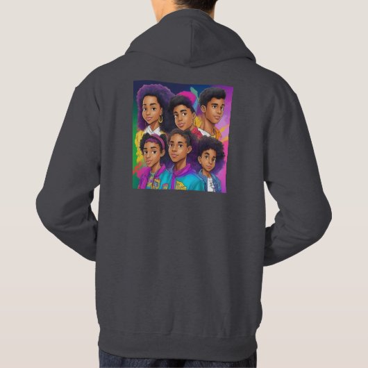 Veste À Capuche Un monde différent (Dos)