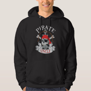 Veste À Capuche Un Oeil Os Crâne Joyeux Jour Pirate Oncle Tante Ni