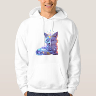 Veste À Capuche Un petit Renard de la Lune aux murmures d'étoiles