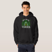 Veste À Capuche Un professeur chanceux Rainbow St Patricku2019s Th (Devant entier)
