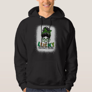 Veste À Capuche Un Professeur Lucky Montessori Bleached St patrick