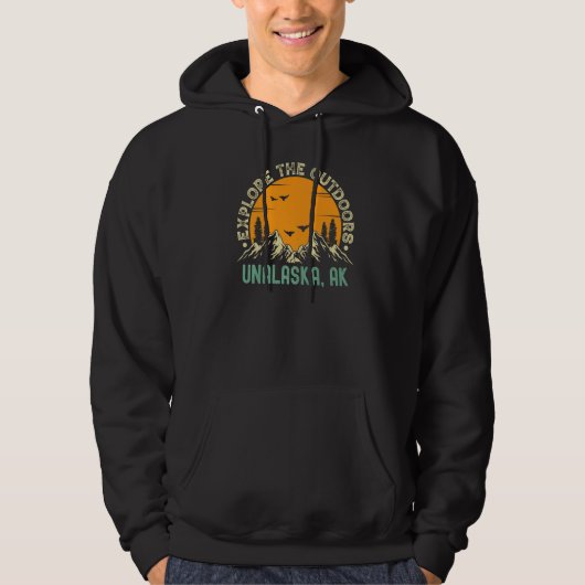Veste À Capuche Unalaska Alaska  Explorer le plein air (Devant)