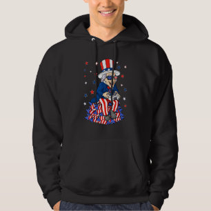 Veste À Capuche Uncle Sam Contrôleur De Jeu 4 juillet Garçons Enfa