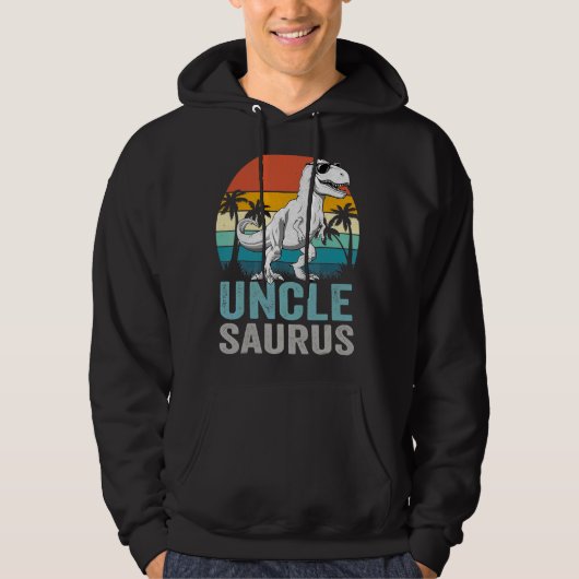 Veste À Capuche Unclesaurus Rex Dinosaur Uncle Saurus Family Match (Devant)