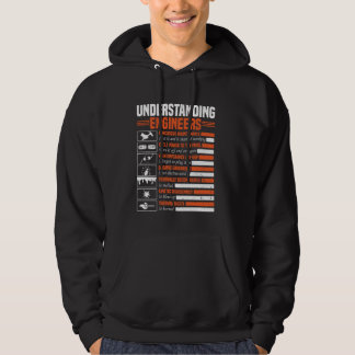 Veste À Capuche Understanding Engineers Funny Sarcastic Engineerin